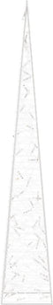 vidaXL - Lichtkegel - decoratief - LED - 120 - cm - acryl - koudwit