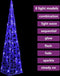 vidaXL - Lichtkegel - decoratief - LED - 60 - cm - acryl - blauw