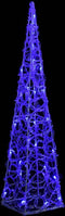 vidaXL - Lichtkegel - decoratief - LED - 60 - cm - acryl - blauw