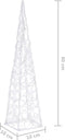 vidaXL - Lichtkegel - decoratief - LED - 60 - cm - acryl - koudwit