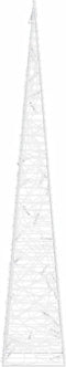vidaXL - Lichtkegel - decoratief - LED - 60 - cm - acryl - koudwit