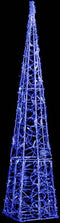 vidaXL - Lichtkegel - decoratief - LED - 90 - cm - acryl - blauw