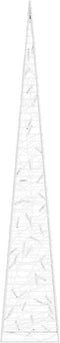 vidaXL - Lichtkegel - decoratief - LED - 90 - cm - acryl - meerkleurig