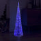 vidaXL - Lichtkegel - decoratief - LED - blauw - 120 - cm - acryl