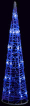 vidaXL - Lichtkegel - decoratief - LED - blauw - 60 - cm - acryl