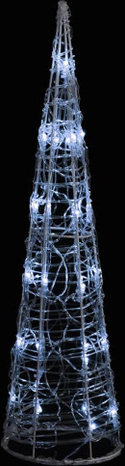 vidaXL - Lichtkegel - decoratief - LED - koudwit - 60 - cm - acryl