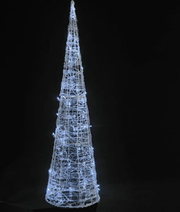 vidaXL - Lichtkegel - decoratief - LED - koudwit - 90 - cm - acryl