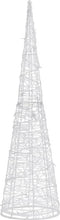 vidaXL - Lichtkegel - decoratief - LED - warmwit - 90 - cm - acryl