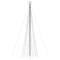 vidaXL - Lichtkegel - met - grondpinnen - 1534 - koudwitte - LED's - 500 - cm