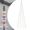 vidaXL - Lichtkegel - met - grondpinnen - 550 - meerkleurige - LED's - 300 - cm