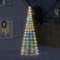 vidaXL - Lichtkegel - met - grondpinnen - 550 - meerkleurige - LED's - 300 - cm