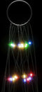 vidaXL - Lichtkegel - met - grondpinnen - 550 - meerkleurige - LED's - 300 - cm