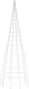 vidaXL - Lichtkegel - met - grondpinnen - 550 - meerkleurige - LED's - 300 - cm