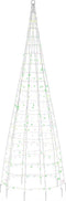 vidaXL - Lichtkegel - met - grondpinnen - 550 - meerkleurige - LED's - 300 - cm