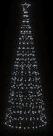 vidaXL - Lichtkegel - met - grondpinnen - 570 - koudwitte - LED's - 300 - cm