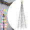 vidaXL - Lichtkegel - met - grondpinnen - 570 - meerkleurige - LED's - 300 - cm