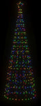 vidaXL - Lichtkegel - met - grondpinnen - 570 - meerkleurige - LED's - 300 - cm