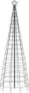 vidaXL - Lichtkegel - met - grondpinnen - 570 - meerkleurige - LED's - 300 - cm
