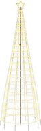 vidaXL - Lichtkegel - met - grondpinnen - 570 - warmwitte - LED's - 300 - cm