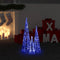 vidaXL - Lichtkegelset - decoratief - LED - 30/45/60 - cm - acryl - blauw