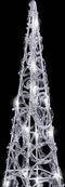 vidaXL - Lichtkegelset - decoratief - LED - 30/45/60 - cm - acryl - koudwit