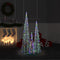 vidaXL - Lichtkegelset - decoratief - LED - 60/90/120 - cm - acryl - meerkleurig