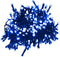 vidaXL - Lichtslinger - cluster - met - 2000 - LED's - blauw - 17 - m - PVC