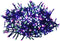 vidaXL - Lichtslinger - cluster - met - 3000 - LED's - pastel - meerkleurig - 23 - m - PVC