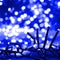 vidaXL - Lichtslinger - cluster - met - 400 - LED's - blauw - 7,4 - m - PVC