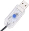 vidaXL - Lichtslinger - cluster - met - 400 - LED's - blauw - 7,4 - m - PVC