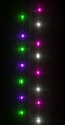 vidaXL - Lichtslinger - compact - met - 2000 - LED's - pastel - meerkleurig - 45 - m - PVC