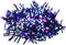 vidaXL - Lichtslinger - compact - met - 2000 - LED's - pastel - meerkleurig - 45 - m - PVC