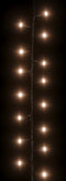 vidaXL - Lichtslinger - compact - met - 2000 - LED's - warmwit - 45 - m - PVC