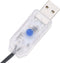 vidaXL - Lichtslinger - compact - met - 400 - LED's - 13 - m - PVC - koudwit