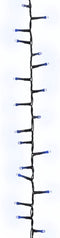 vidaXL - Lichtslinger - compact - met - 400 - LED's - blauw - 13 - m - PVC