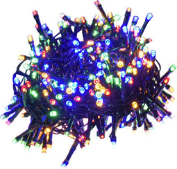 vidaXL - Lichtslinger - compact - met - 400 - LED's - meerkleurig - 13 - m - PVC