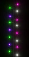vidaXL - Lichtslinger - compact - met - 400 - LED's - pastel - meerkleurig - 13 - m - PVC
