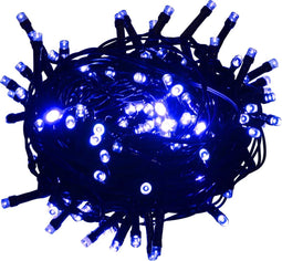 vidaXL - Lichtslinger - met - 1000 - LED's - blauw - 100 - m - PVC