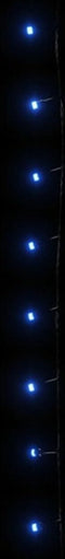 vidaXL - Lichtslinger - met - 150 - LED's - 15 - m - PVC - blauw