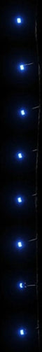 vidaXL - Lichtslinger - met - 2000 - LED's - blauw - 200 - m - PVC