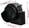 vidaXL - Lichtslinger - met - 26 - LED's - en - ventilator - 260 - cm