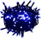 vidaXL - Lichtslinger - met - 300 - LED's - 30 - m - PVC - blauw