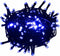 vidaXL - Lichtslinger - met - 600 - LED's - blauw - 60 - m - PVC