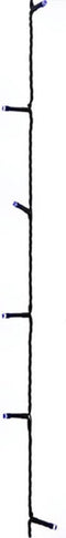 vidaXL - Lichtslinger - met - 600 - LED's - blauw - 60 - m - PVC