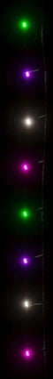 vidaXL - Lichtslinger - met - 600 - LED's - pastel - meerkleurig - 60 - m - PVC