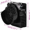 vidaXL - Lichtslinger - met - 66 - LED's - en - ventilator - 660 - cm