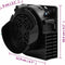 vidaXL - Lichtslinger - met - 90 - LED's - en - ventilator - 900 - cm
