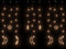 vidaXL - Lichtslinger - ster - en - maan - afstandsbediening - 138 - LED's - warmwit