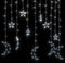 vidaXL - Lichtslinger - ster - en - maan - afstandsbediening - 138 - LED's - koudwit