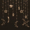 vidaXL - Lichtslinger - ster - en - maan - afstandsbediening - 138 - LED's - warmwit